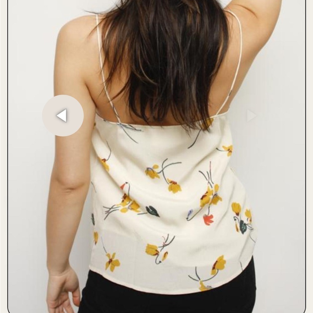 Anthropologie Capulet Floral Print Cream Camisole Top Small - Picture 2 of 10